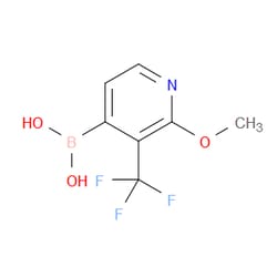 Aobchem&nbsp;B-[2-Methoxy-3-(trifluoromethyl)-4-pyridinyl]boronic acid | ≥95% | CAS 2096329-97-2 | C7H7BF3NO3 | 250mg