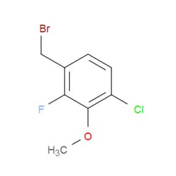 Aobchem&nbsp;Benzene  1-(bromomethyl)-4-chloro-2-fluoro-3-methoxy- | ≥97% | CAS 1323966-35-3 | C8H7BrClFO | 1g