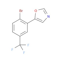 Aobchem&nbsp;5-(2-Bromo-5-(trifluoromethyl)phenyl)oxazole | ≥97% | CAS 2010490-23-8 | C10H5BrF3NO | 250mg