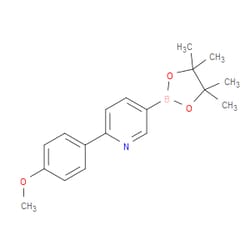 Aobchem&nbsp;2-(4-Methoxyphenyl)pyridine-5-boronic acid pinacol ester | ≥95% | CAS 1374263-53-2 | C18H22BNO3 | 250mg