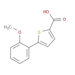 Aobchem&nbsp;5-(2-Methoxyphenyl)-2-thiophenecarboxylic acid | ≥95% | CAS 844897-41-2 | C12H10O3S | 250mg
