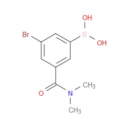 Aobchem&nbsp;5-Bromo-3-(N N-dimethylaminocarbonyl)phenylboronic acid | ≥97% | CAS 2121513-19-5 | C9H11BBrNO3 | 500mg