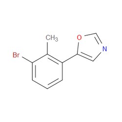 Aobchem&nbsp;5-(3-Bromo-2-methylphenyl)oxazole | ≥95% | CAS 2004529-69-3 | C10H8BrNO | 1g
