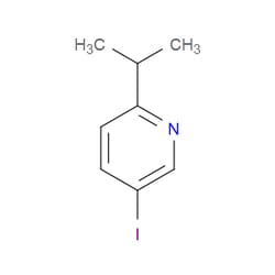 Aobchem&nbsp;5-Iodo-2-isopropylpyridine | ≥95% | CAS 2089315-49-9 | C8H10IN | 250mg