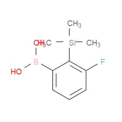 Aobchem&nbsp;3-Fluoro-2-(trimethylsilyl)phenylboronic acid | ≥97% | CAS 1257792-92-9 | C9H14BFO2Si | 500mg