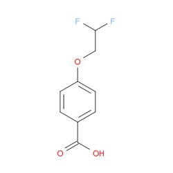 Aobchem&nbsp;Benzoic acid  4-(2 2-difluoroethoxy)- | ≥95% | CAS 921623-04-3 | C9H8F2O3 | 250mg