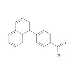 Aobchem&nbsp;4-(Naphthalen-1-yl)benzoic acid | ≥95% | CAS 106359-69-7 | C17H12O2 | 1g