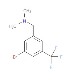 Aobchem&nbsp;1-[3-Bromo-5-(trifluoromethyl)phenyl]-N N-dimethylmethanamine | ≥97% | CAS 1237535-89-5 | C10H11BrF3N | 250mg