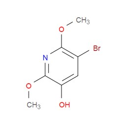 Aobchem&nbsp;5-Bromo-2 6-dimethoxypyridin-3-ol | ≥97% | CAS 1826110-10-4 | C7H8BrNO3 | 250mg