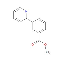 Aobchem&nbsp;Benzoic acid  3-(2-pyridinyl)-  methyl ester | ≥95% | CAS 98061-20-2 | C13H11NO2 | 500mg