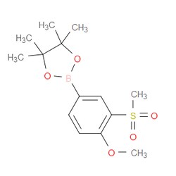 Aobchem&nbsp;2-(3-Methanesulfonyl-4-methoxyphenyl)-4 4 5 5-tetramethyl-1 3 2-dioxaborolane | ≥95% | CAS 918328-09-3 | C14H21BO5S | 1g