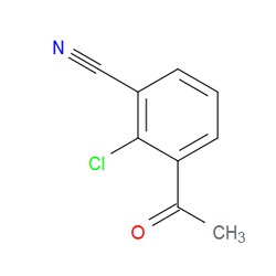 Aobchem&nbsp;3-Acetyl-2-chlorobenzonitrile | ≥95% | CAS 2092820-46-5 | C9H6ClNO | 1g