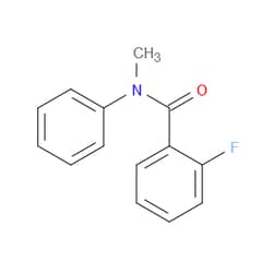 Aobchem&nbsp;Benzamide  2-fluoro-N-methyl-N-phenyl- | ≥95% | CAS 81685-56-5 | C14H12FNO | 1g