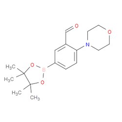 Aobchem&nbsp;3-Fornyl-4-morpholinophenylboronic acid pinacol ester | ≥97% | CAS 2096330-23-1 | C17H24BNO4 | 250mg