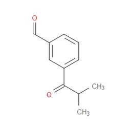 Aobchem&nbsp;3-(2-Methyl-1-oxopropyl)benzaldehyde | ≥95% | CAS 1267425-02-4 | C11H12O2 | 1g