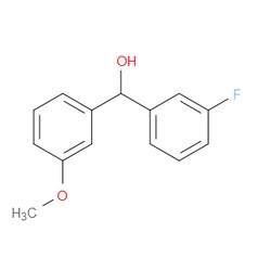 Aobchem&nbsp;3-Fluoro- -(3-methoxyphenyl)benzenemethanol | ≥95% | CAS 844856-37-7 | C14H13FO2 | 500mg