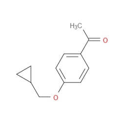 Aobchem&nbsp;1-[4-(Cyclopropylmethoxy)phenyl]ethanone | ≥95% | CAS 478163-20-1 | C12H14O2 | 500mg