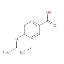 Aobchem&nbsp;4-Ethoxy-3-ethylbenzoic acid | ≥97% | CAS 1215955-00-2 | C11H14O3 | 250mg