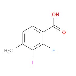 Aobchem&nbsp;2-Fluoro-3-iodo-4-methylbenzoic acid | ≥97% | CAS 882679-89-2 | C8H6FIO2 | 1g