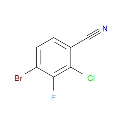 Aobchem&nbsp;4-Bromo-2-chloro-3-fluorobenzonitrile | ≥95% | CAS 1427439-32-4 | C7H2BrClFN | 500mg