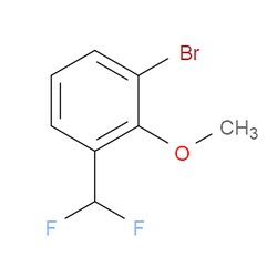 Aobchem&nbsp;1-Bromo-3-(difluoromethyl)-2-methoxybenzene | ≥95% | CAS 1261775-75-0 | C8H7BrF2O | 1g