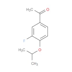 Aobchem&nbsp;1-[3-Fluoro-4-(1-methylethoxy)phenyl]ethanone | ≥95% | CAS 1019478-62-6 | C11H13FO2 | 250mg
