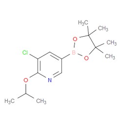 Aobchem&nbsp;3-Chloro-2-isopropoxypyridine-5-boronic acid pinacol ester | ≥95% | CAS 1344997-94-9 | C14H21BClNO3 | 500mg