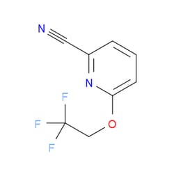 Aobchem&nbsp;6-(2 2 2-Trifluoroethoxy)-2-pyridinecarbonitrile | ≥97% | CAS 1256786-21-6 | C8H5F3N2O | 250mg