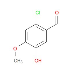 Aobchem&nbsp;2-Chloro-5-hydroxy-4-methoxybenzaldehyde | ≥95% | CAS 89938-55-6 | C8H7ClO3 | 1g