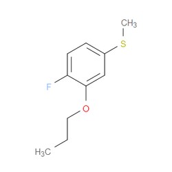 Aobchem&nbsp;(4-Fluoro-3-propoxyphenyl)(methyl)sulfane | ≥95% | CAS 1379292-31-5 | C10H13FOS | 1g