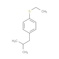 Aobchem&nbsp;1-(Ethylthio)-4-(2-methylpropyl)benzene | ≥95% | CAS 1314923-23-3 | C12H18S | 1g