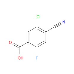 Aobchem&nbsp;5-Chloro-4-cyano-2-fluorobenzoic acid | ≥95% | CAS 200007-67-6 | C8H3ClFNO2 | 1g