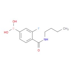 Aobchem&nbsp;4-(Butylcarbamoyl)-3-fluorophenylboronic acid | ≥97% | CAS 874289-17-5 | C11H15BFNO3 | 1g