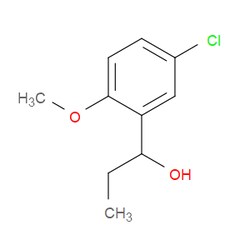 Aobchem&nbsp;5-Chloro- -ethyl-2-methoxybenzenemethanol | ≥95% | CAS 1215924-19-8 | C10H13ClO2 | 1g
