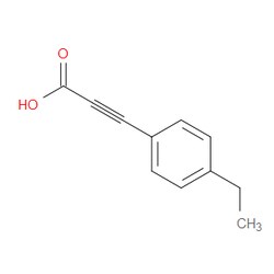 Aobchem&nbsp;3-(4-Ethylphenyl)-2-propynoic acid | ≥95% | CAS 1181615-23-5 | C11H10O2 | 500mg