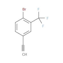 Aobchem&nbsp;Benzene  1-bromo-4-ethynyl-2-(trifluoromethyl)- | ≥95% | CAS 142476-42-4 | C9H4BrF3 | 1g