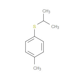 Aobchem&nbsp;1-Methyl-4-[(1-methylethyl)thio]benzene | ≥97% | CAS 14905-81-8 | C10H14S | 1g