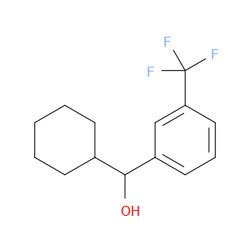 Aobchem&nbsp;-Cyclohexyl-3-(trifluoromethyl)benzenemethanol | ≥95% | CAS 1183567-28-3 | C14H17F3O | 1g