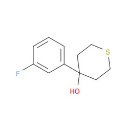 Aobchem&nbsp;4-(3-Fluorophenyl)tetrahydro-2H-thiopyran-4-ol | ≥95% | CAS 939801-40-8 | C11H13FOS | 250mg