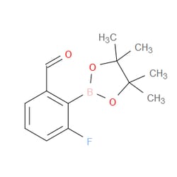Aobchem&nbsp;3-Fluoro-2-(tetramethyl-1 3 2-dioxaborolan-2-yl)benzaldehyde | ≥97% | CAS 1246633-34-0 | C13H16BFO3 | 1g