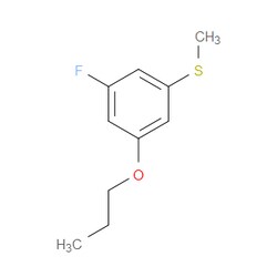 Aobchem&nbsp;(3-Fluoro-5-propoxyphenyl)(methyl)sulfane | ≥95% | CAS 1379351-18-4 | C10H13FOS | 1g