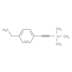 Aobchem&nbsp;1-Ethyl-4-[2-(trimethylsilyl)ethynyl]benzene | ≥95% | CAS 393857-27-7 | C13H18Si | 500mg