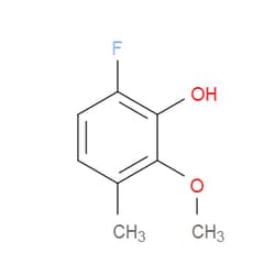 Aobchem&nbsp;3-Fluoro-2-hydroxy-6-methylanisole | ≥95% | CAS 1780657-91-1 | C8H9FO2 | 250mg