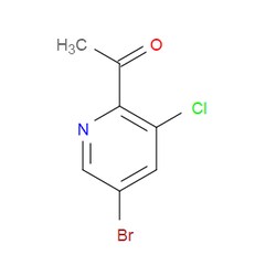 Aobchem&nbsp;1-(5-Bromo-3-chloropyridin-2-yl)ethan-1-one | ≥95% | CAS 1256808-29-3 | C7H5BrClNO | 250mg