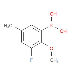Aobchem&nbsp;3-Fluoro-2-methoxy-5-methylphenylboronic acid | ≥97% | CAS 3054532-25-8 | C8H10BFO3 | 250mg