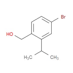 Aobchem&nbsp;4-Bromo-2-(1-methylethyl)benzenemethanol | ≥97% | CAS 1370600-49-9 | C10H13BrO | 1g