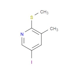 Aobchem&nbsp;5-Iodo-3-methyl-2-(methylthio)pyridine | ≥97% | CAS 1809158-03-9 | C7H8INS | 1g