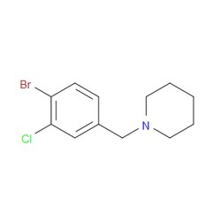 Aobchem&nbsp;1-(4-Bromo-3-chlorobenzyl)piperidine | ≥95% | CAS 1414870-61-3 | C12H15BrClN | 500mg