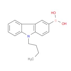 Aobchem&nbsp;(9-Butyl-9H-carbazol-3-yl)boronic acid | ≥97% | CAS 905564-60-5 | C16H18BNO2 | 250mg