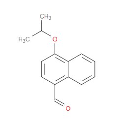 Aobchem&nbsp;4-Isopropoxy-1-naphthaldehyde | ≥95% | CAS 666829-62-5 | C14H14O2 | 500mg